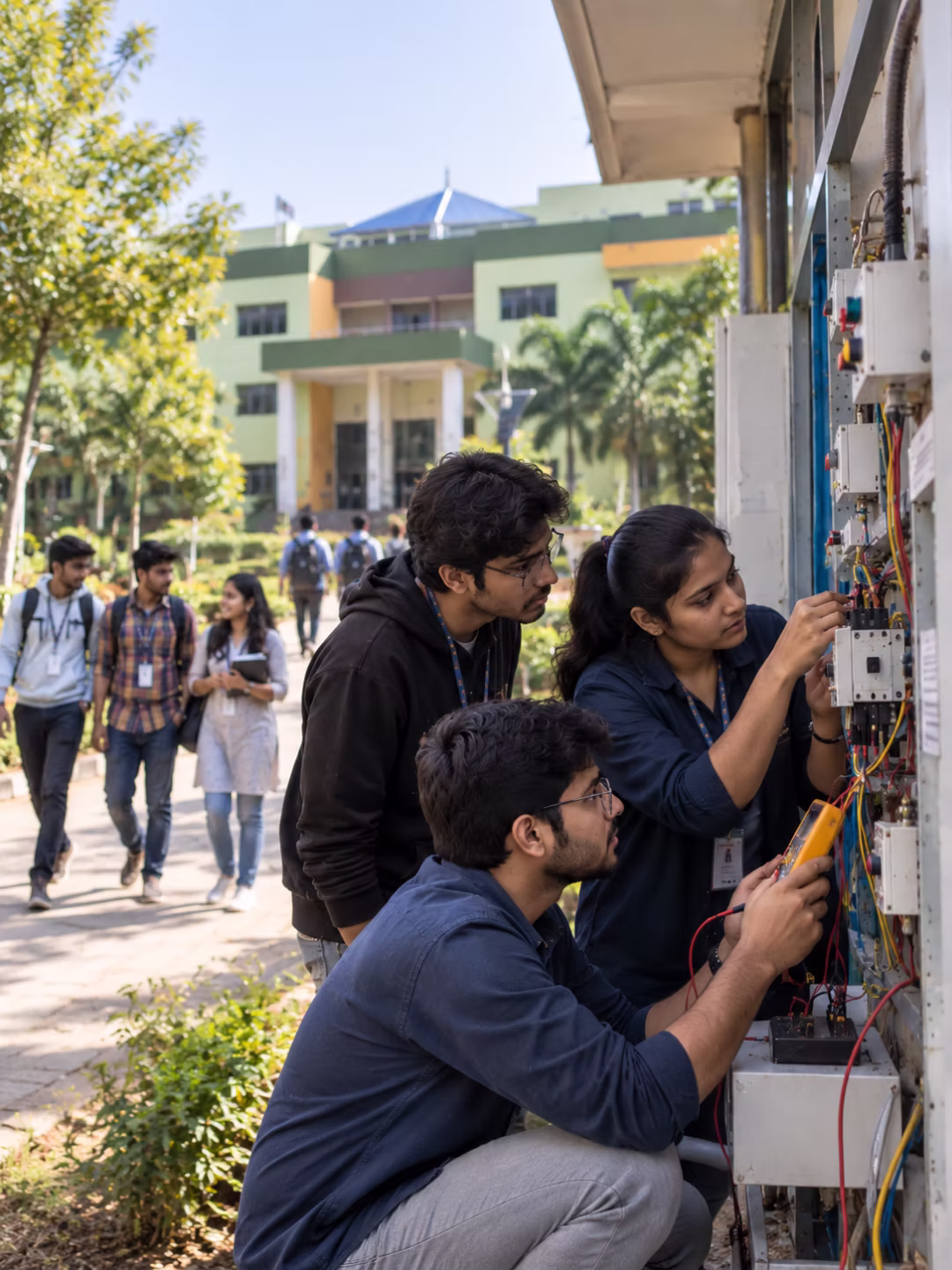 Electrical engineering machinery and high-voltage testing at MIET