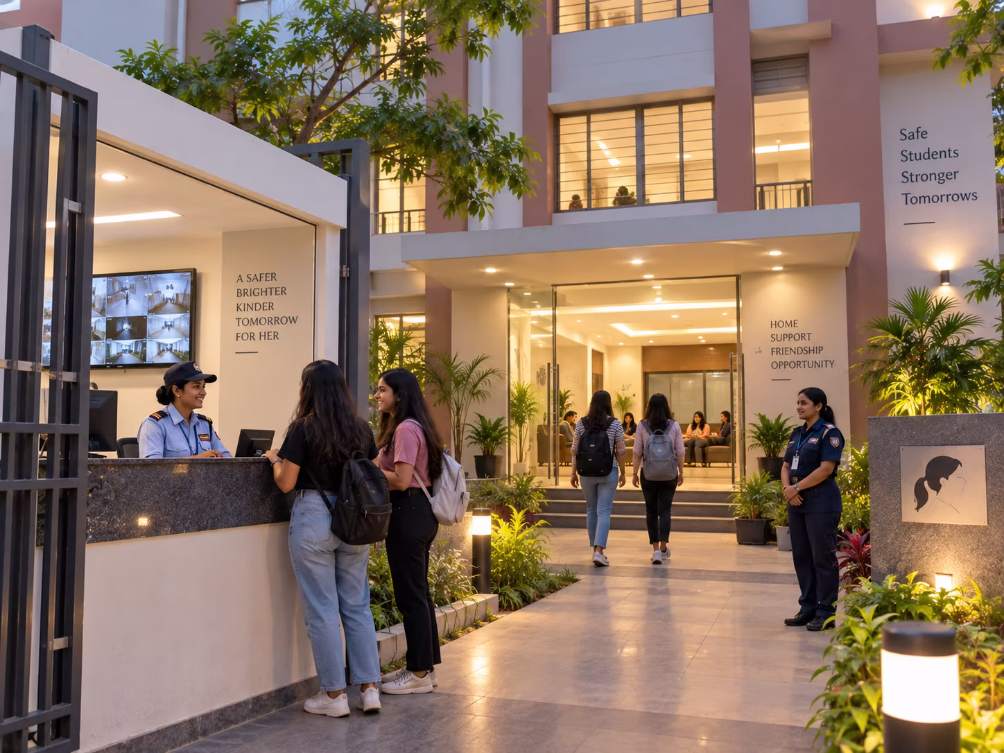 Well-Guarded Girls' Hostel - MIET College